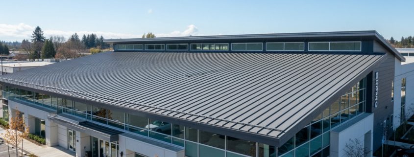 metal roof commercial new and replacement roofs in gresham or