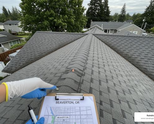residential roof in beaverton neighborhood - roof certifications in beaverton, or