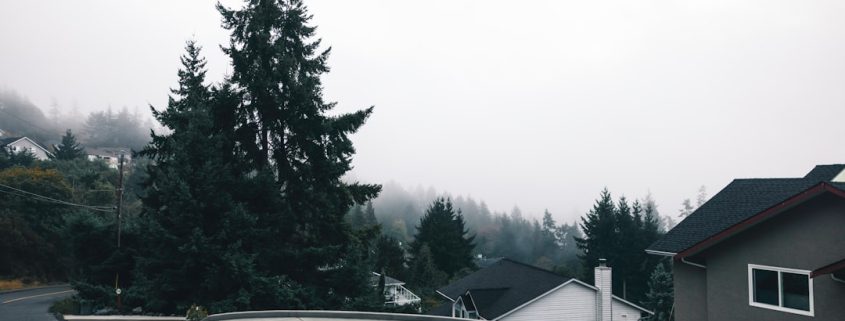water damage prevention tips Pacific Northwest home in heavy rainstorm - water damage prevention tips for pacific northwest