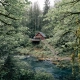 flat roof home Pacific Northwest rain modern residential