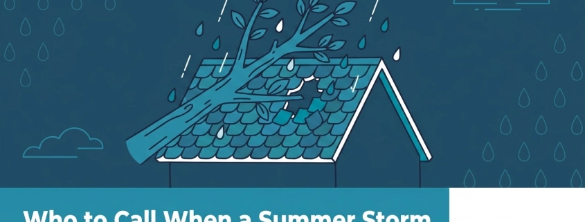 Who to Call When a Summer Storm Drops a Branch on Your Roof — featured image