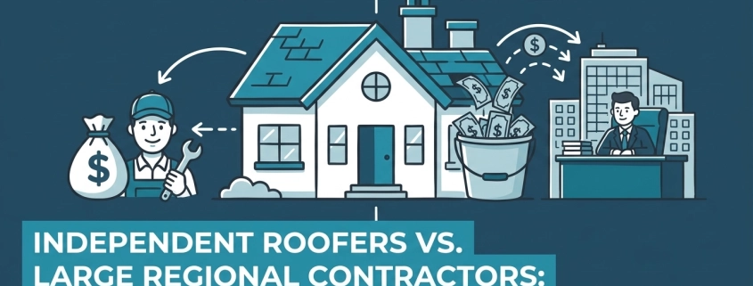 Independent Roofers vs. Large Regional Contractors: Where Your Money Goes — featured image
