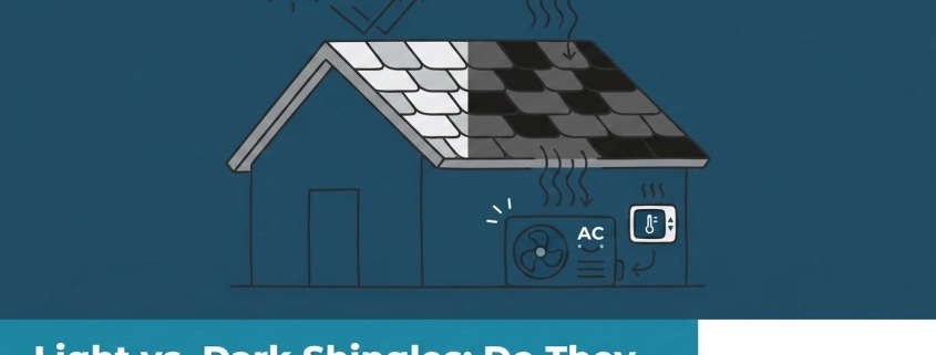 Light vs. Dark Shingles: Do They Really Impact Your Cooling Bill? — featured image