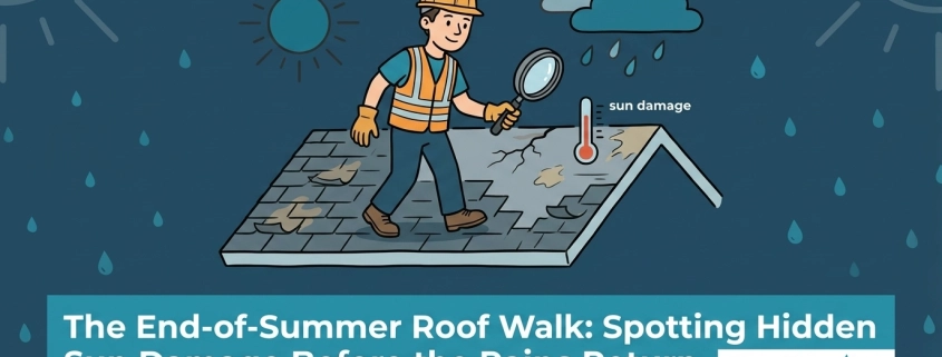 The End-of-Summer Roof Walk: Spotting Hidden Sun Damage Before the Rains Return — featured image