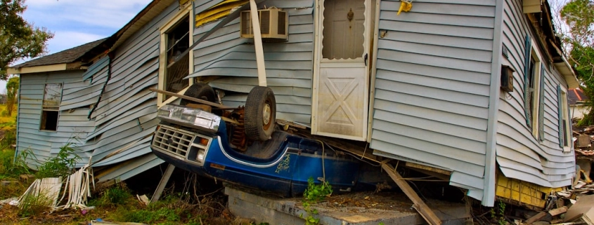home with storm damage after severe Pacific Northwest weather