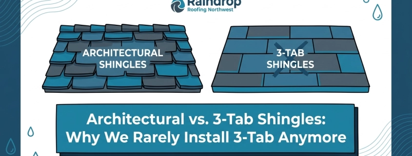 Architectural vs. 3-Tab Shingles: Why We Rarely Install 3-Tab Anymore — featured image